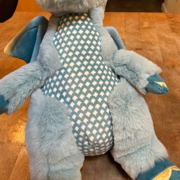 Douglas Baby Light Blue Plush Dragon Ultra Soft Stuffed Animal Cuddle Toy - Picture 7 of 14